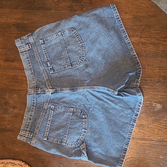 90's vintage Lee carpenters jean shorts size 16 M - Picture 2 of 15